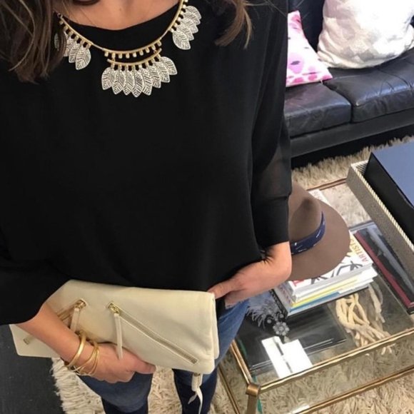 :: Stella & Dot | Gorgeous Retired Versatile Asher Statement Necklace - Picture 2 of 10